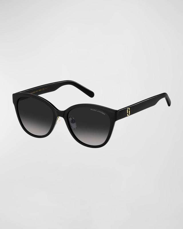 Womens 55MM Round Colorblocked Sunglasses Product Image