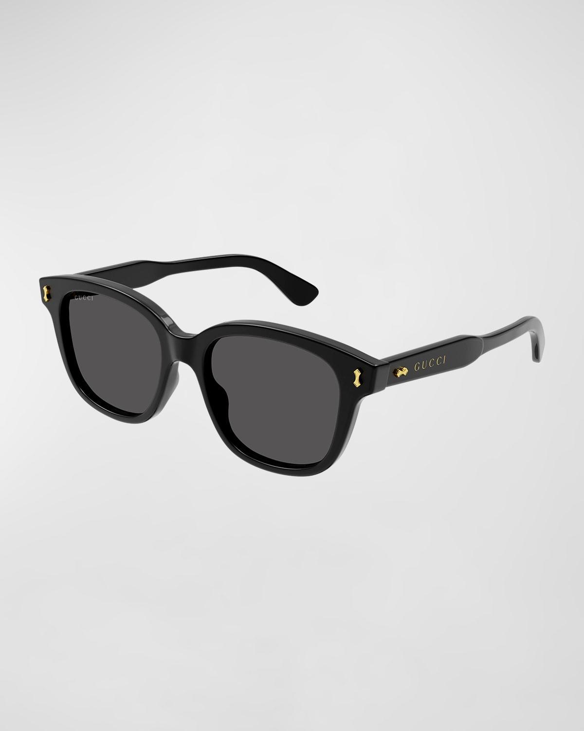 Mens Temple Logo Rectangle Sunglasses Product Image