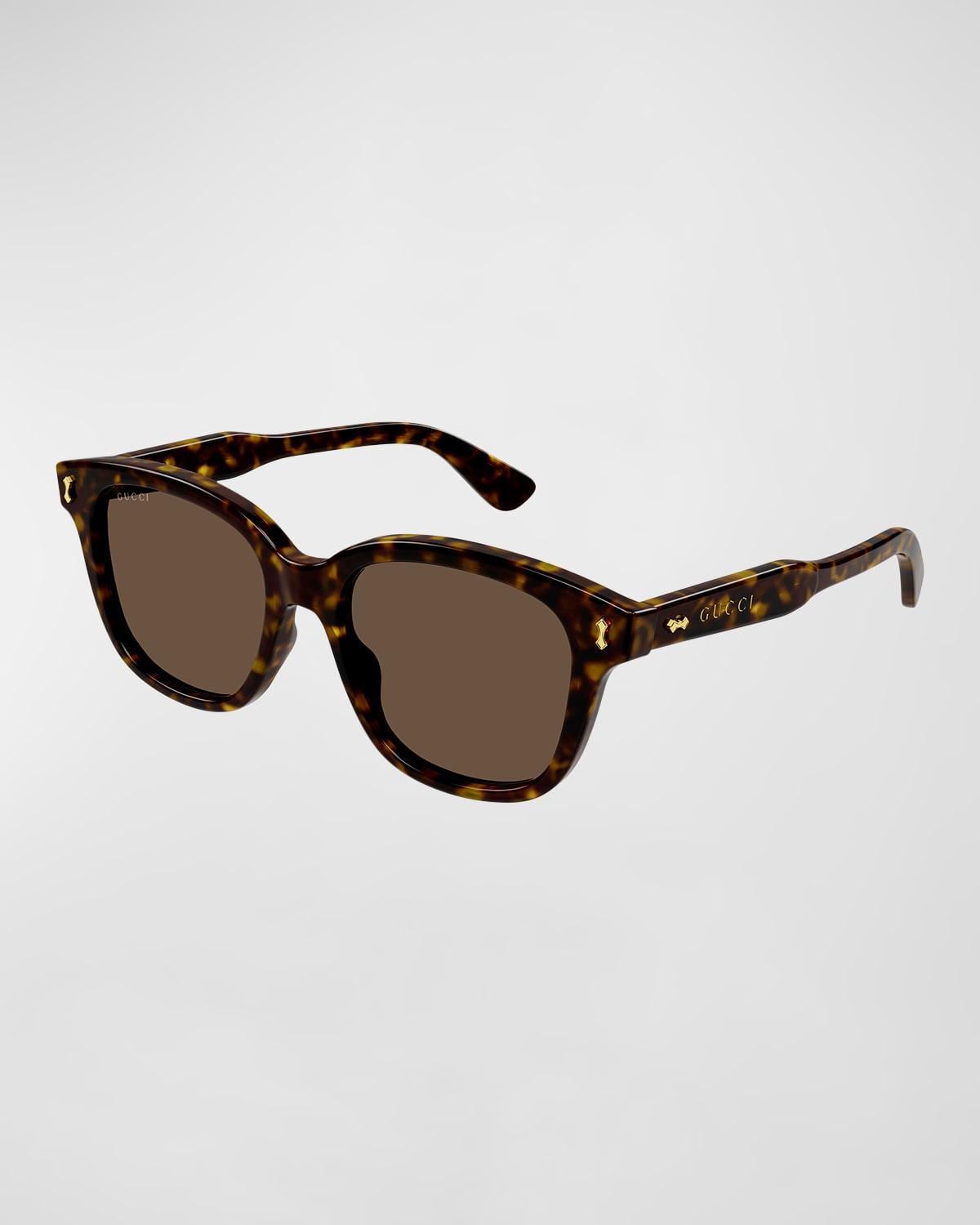 Mens Temple Logo Rectangle Sunglasses Product Image