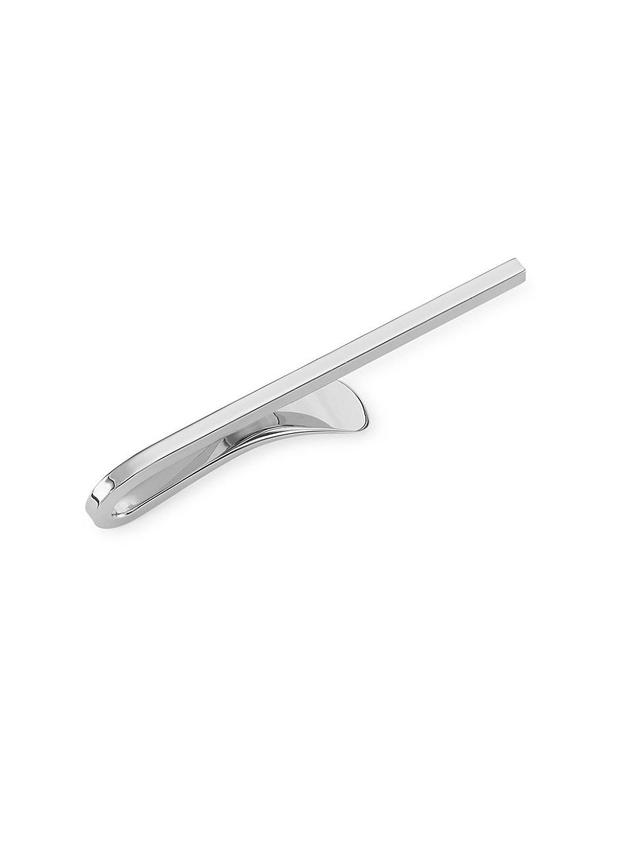 Mens Sterling Silver Tie Bar Product Image