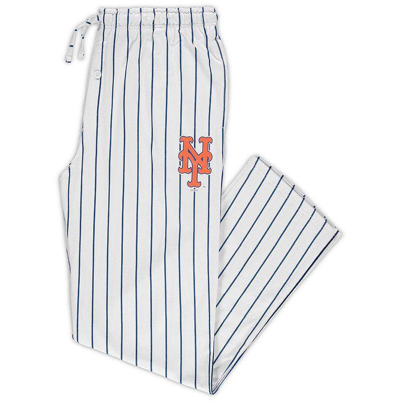 Mens Concepts Sport /Royal New York Mets Big & Tall Pinstripe Sleep Pants Product Image