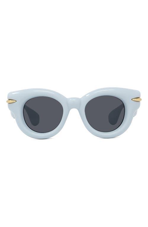 Inflated Pantos Acetate Round Sunglasses Product Image