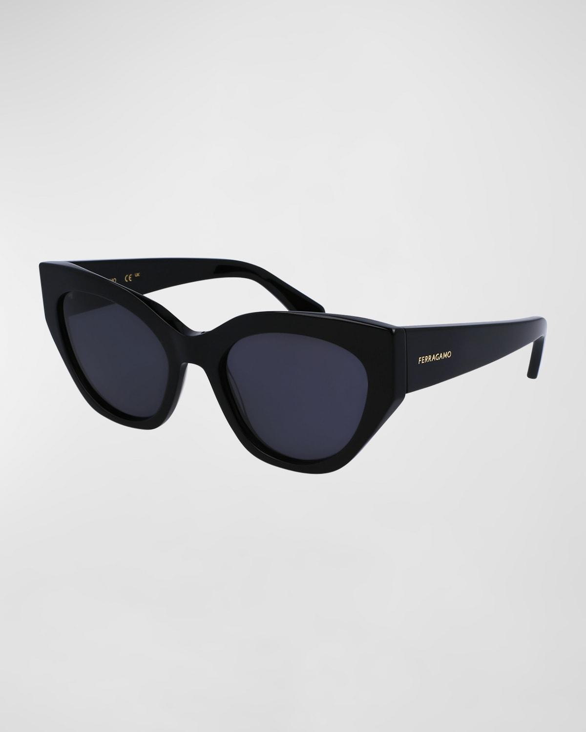 Ferragamo Classic Logo Geometric Cat Eyes, 55mm Product Image