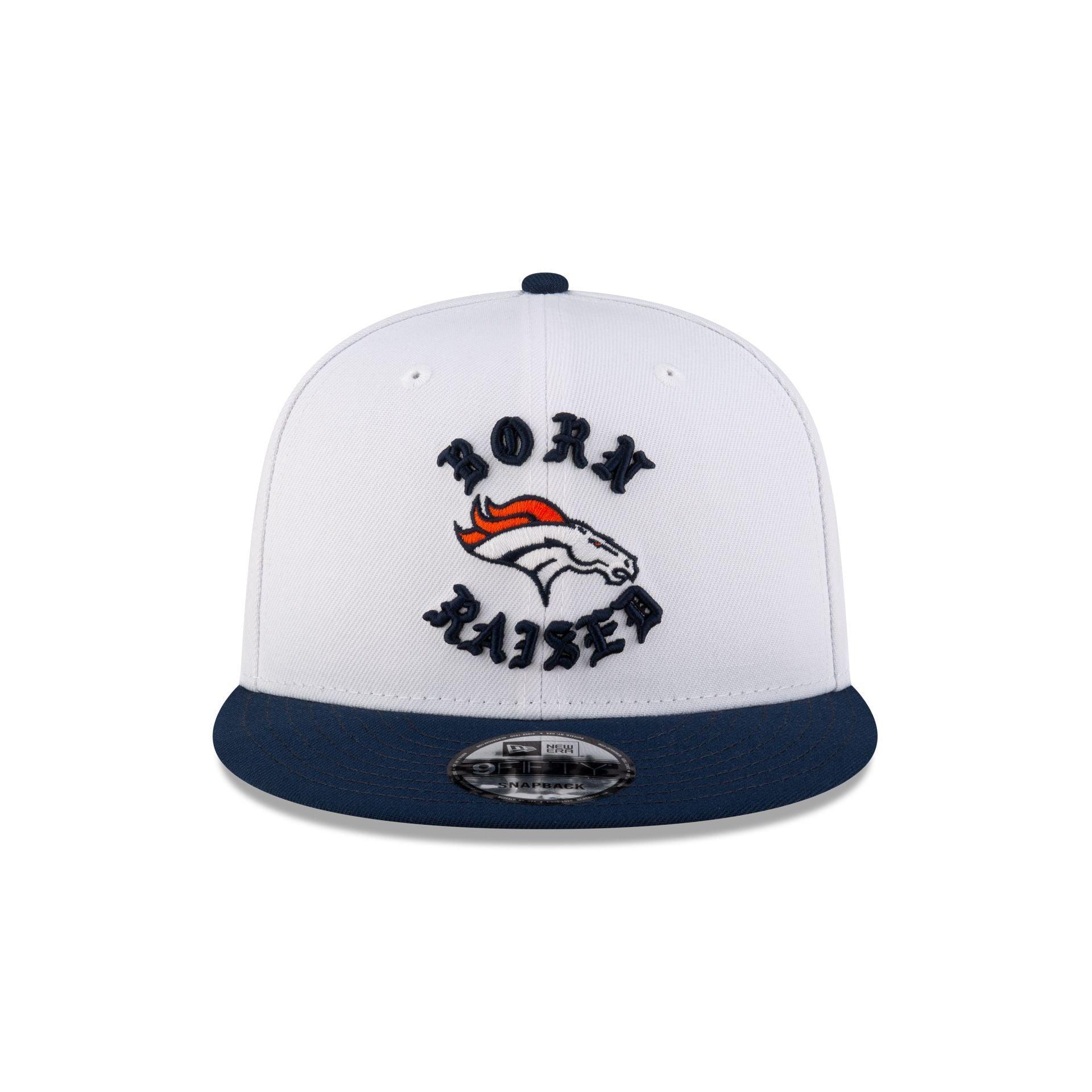 Born x Raised Denver Broncos White 9FIFTY Snapback Male Product Image