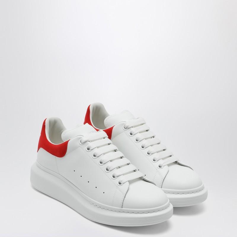 Men's White/red Oversize Sneakers In Multicolor Product Image