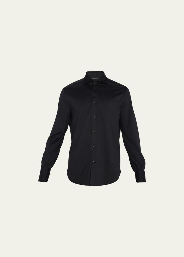 Mens Jersey Knit Sport Shirt Product Image