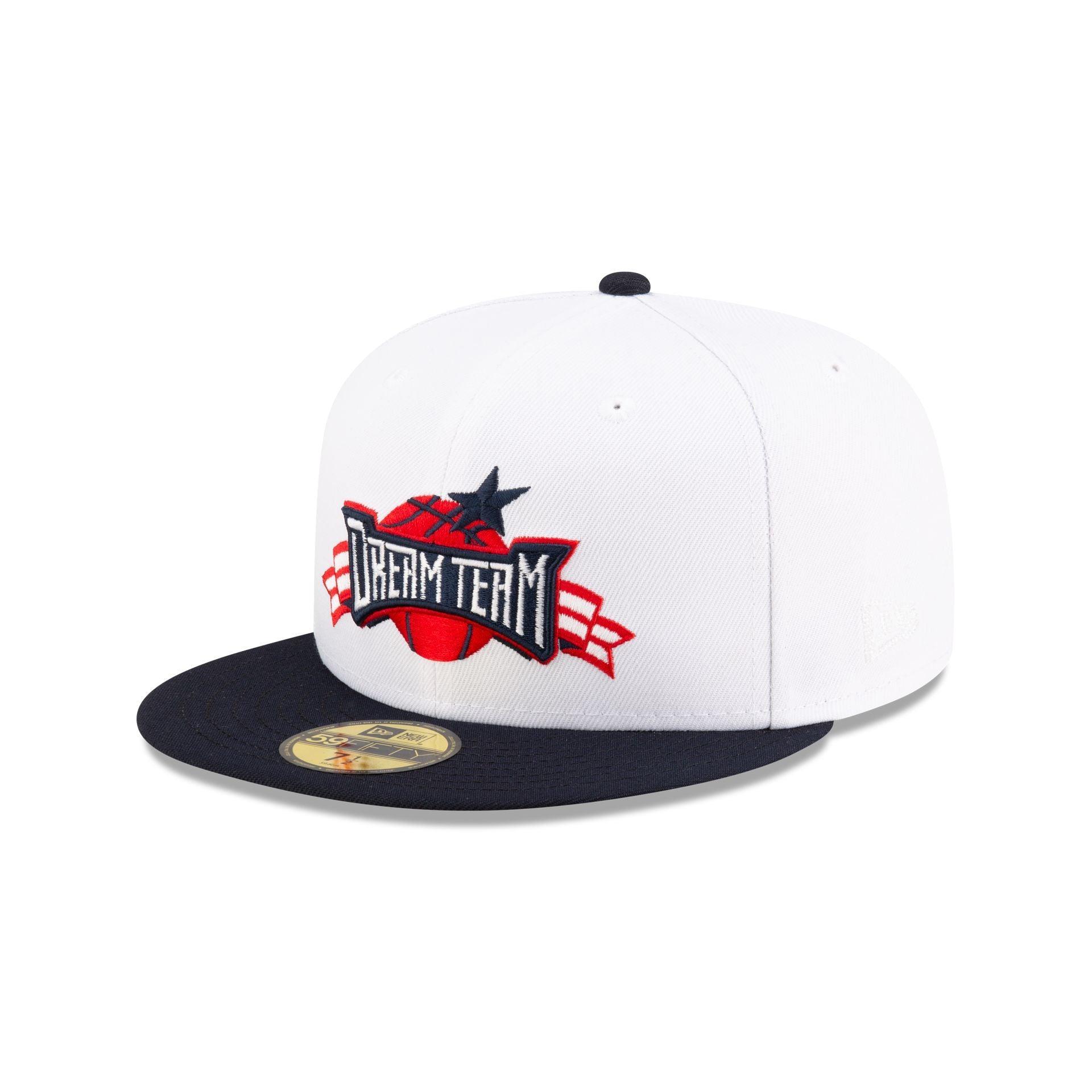 Dream Team Optic White 59FIFTY Fitted Hat Male Product Image