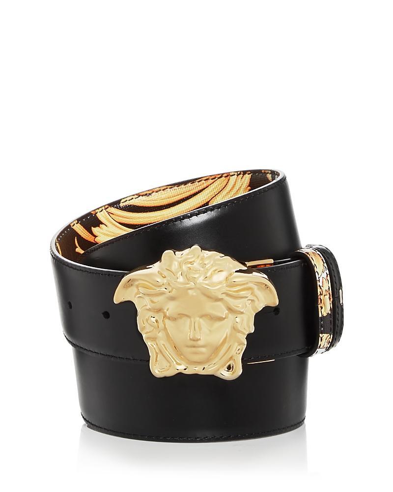 Versace Barocco Medusa Head Buckle Reversible Leather Belt Product Image