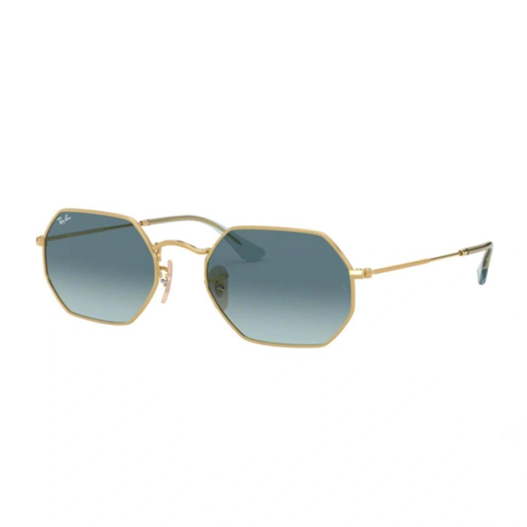 RAY BAN Rb3556n Octagonal Sunglasses In Grey/blue/gold Tone Product Image