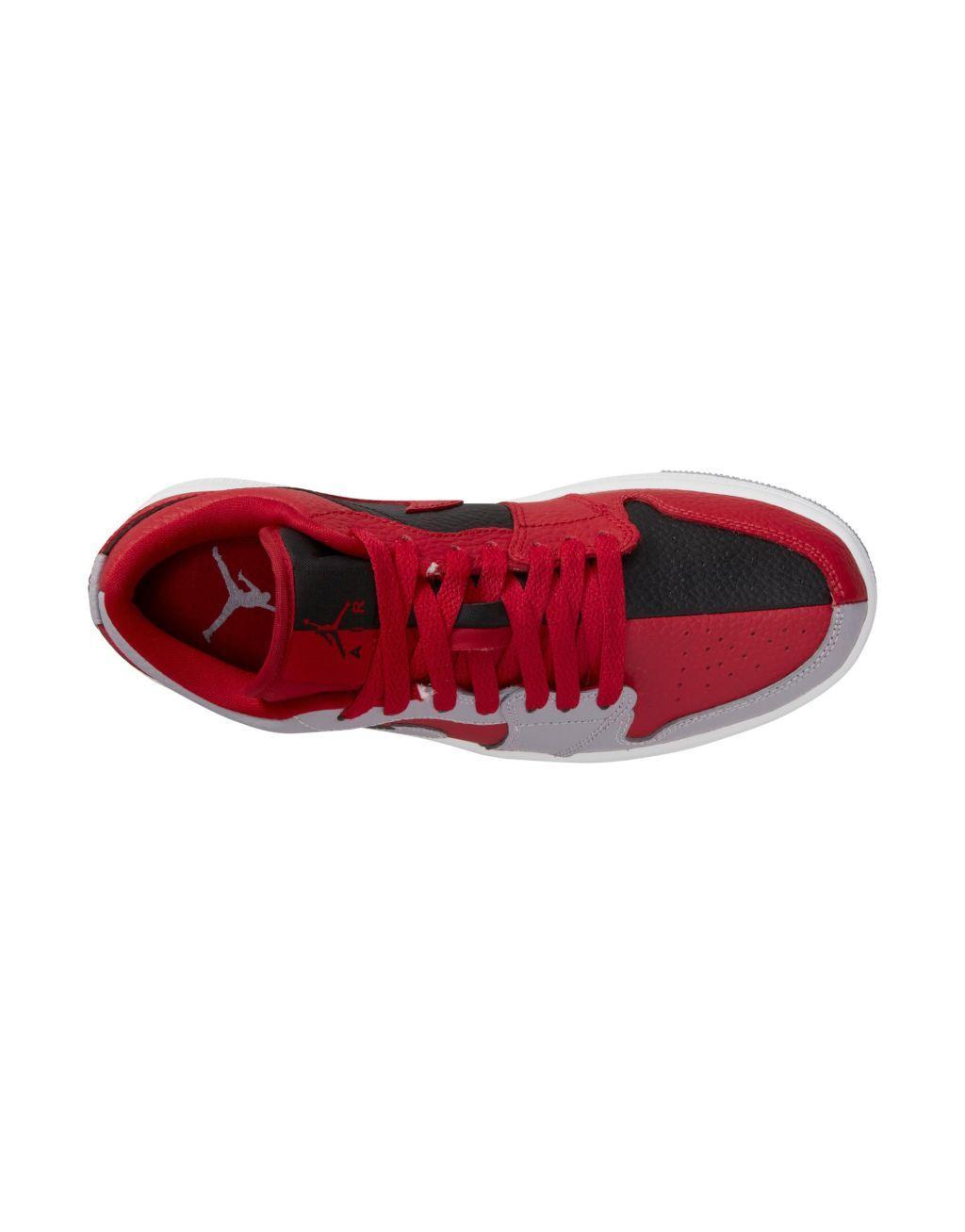 Nike Air Jordan 1 Low sneakers in red and black  Product Image