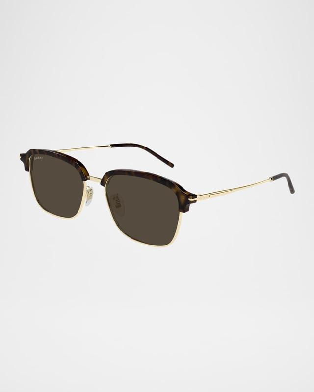 Men's GG1733SM Metal Rectangle Sunglasses Product Image