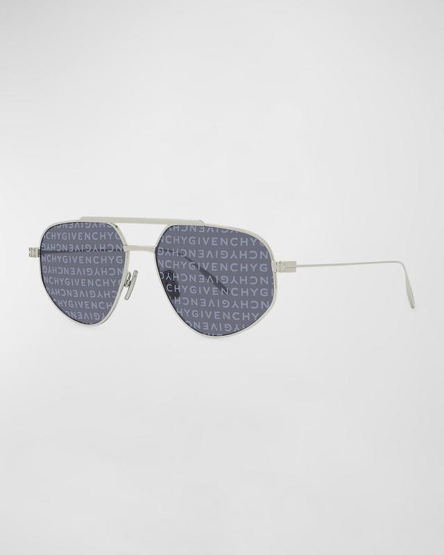 Mens Gvspeed 57MM Geometric Sunglasses Product Image