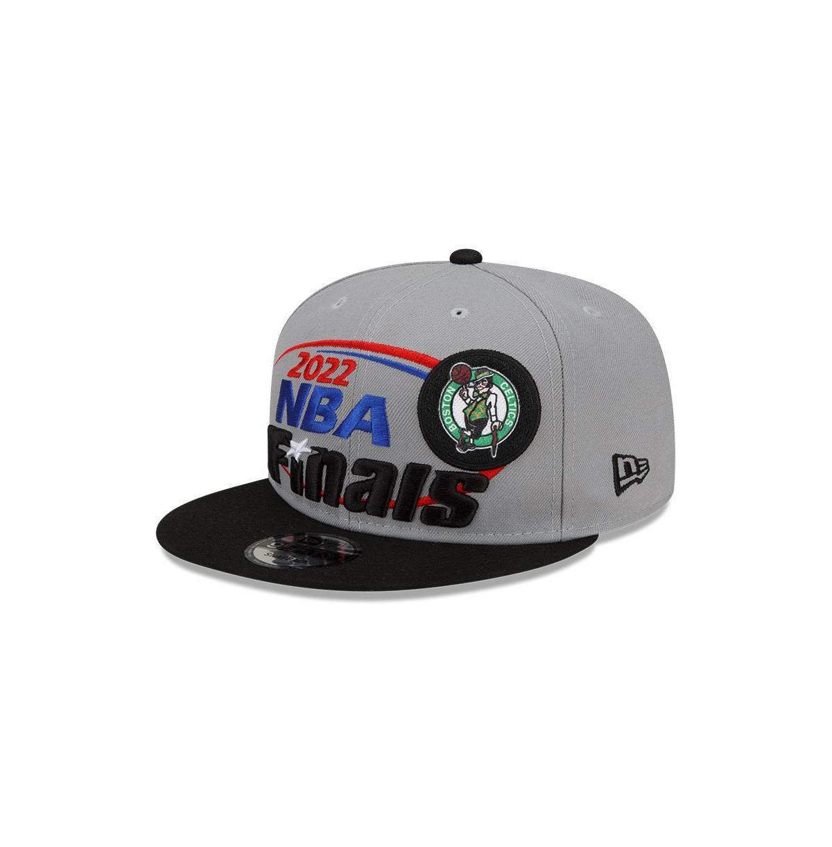 Mens New Era Gray Boston Celtics 2022 Eastern Conference Champions Locker Room 9FIFTY Snapback Adjustable Hat - Gray, Black Product Image