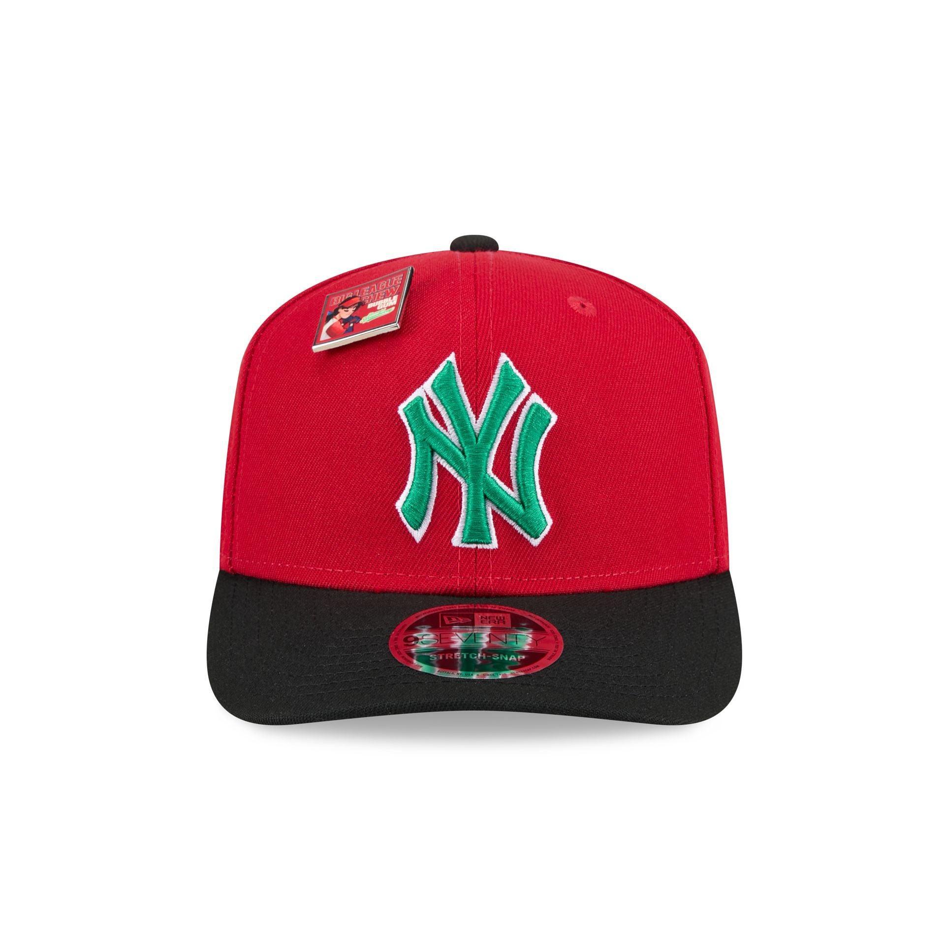 Big League Chew X New York Yankees Slammin' Strawberry 9SEVENTY Stretch-Snap Hat Male Product Image