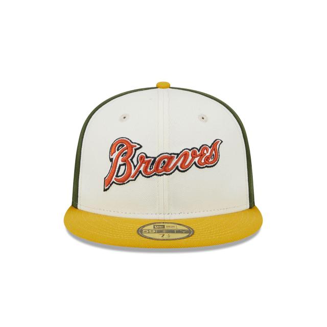 Atlanta Braves Two Tone Honey 59FIFTY Fitted Hat Male Product Image