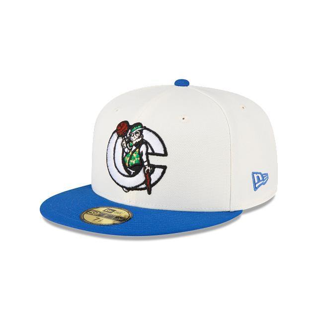 Boston Celtics X Concepts X Jayson Tatum Chrome Blue 59FIFTY Fitted Hat Male Product Image