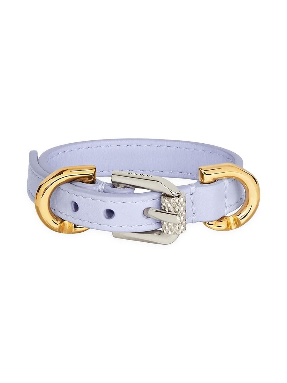 Womens Voyou Bracelet In Leather And Metal Product Image