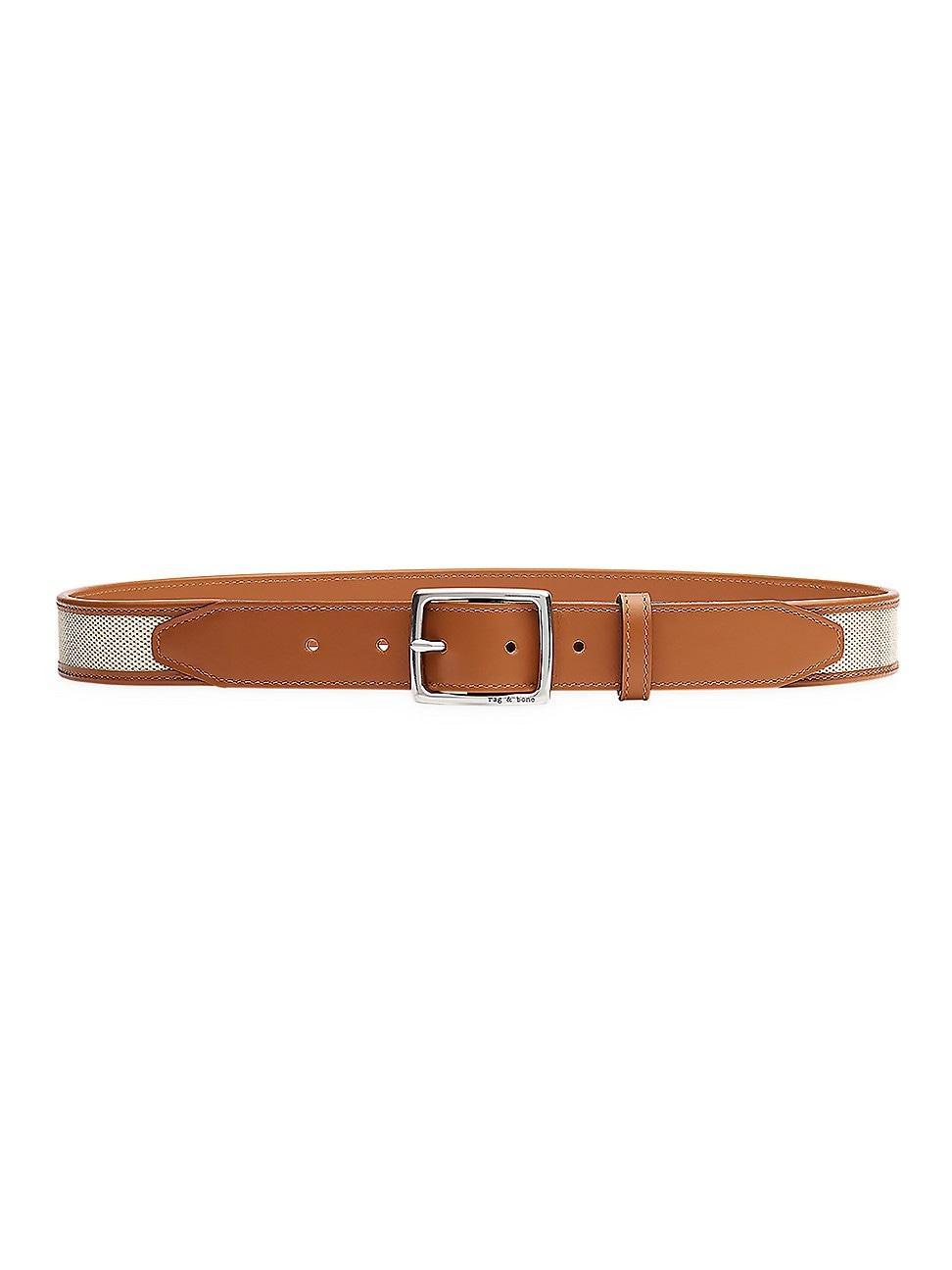 Womens Boyfriend Leather Belt Product Image