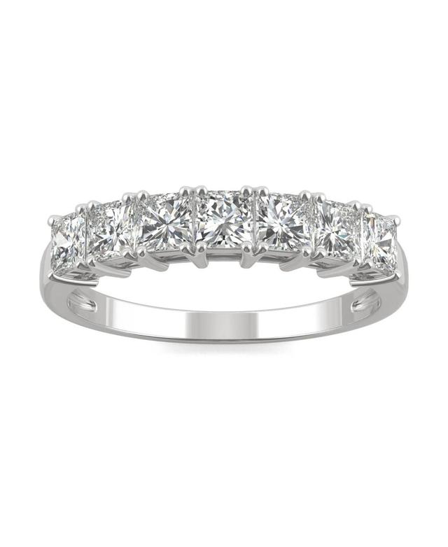 Charles & Colvard Lab Created Moissanite Anniversary Band, White, 8 Product Image