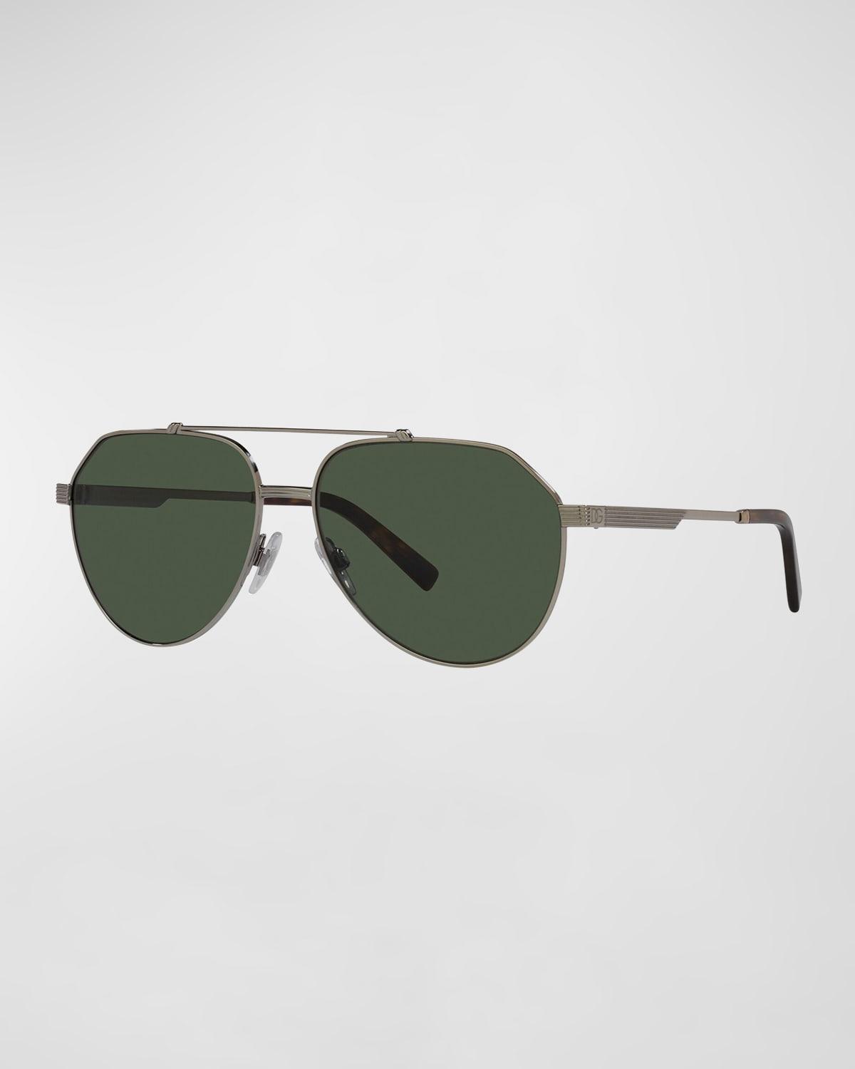 Tory Burch 59mm Pilot Sunglasses Product Image