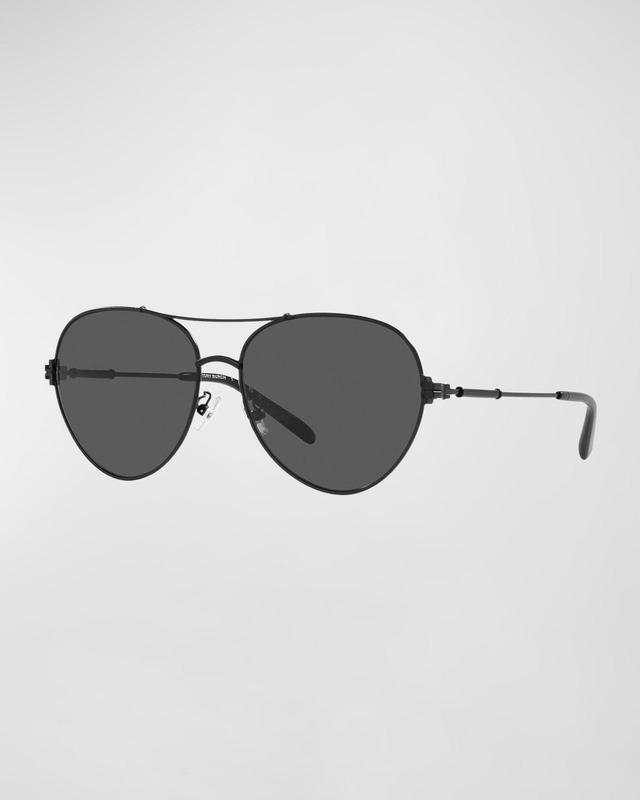 Tory Burch 58mm Pilot Sunglasses Product Image