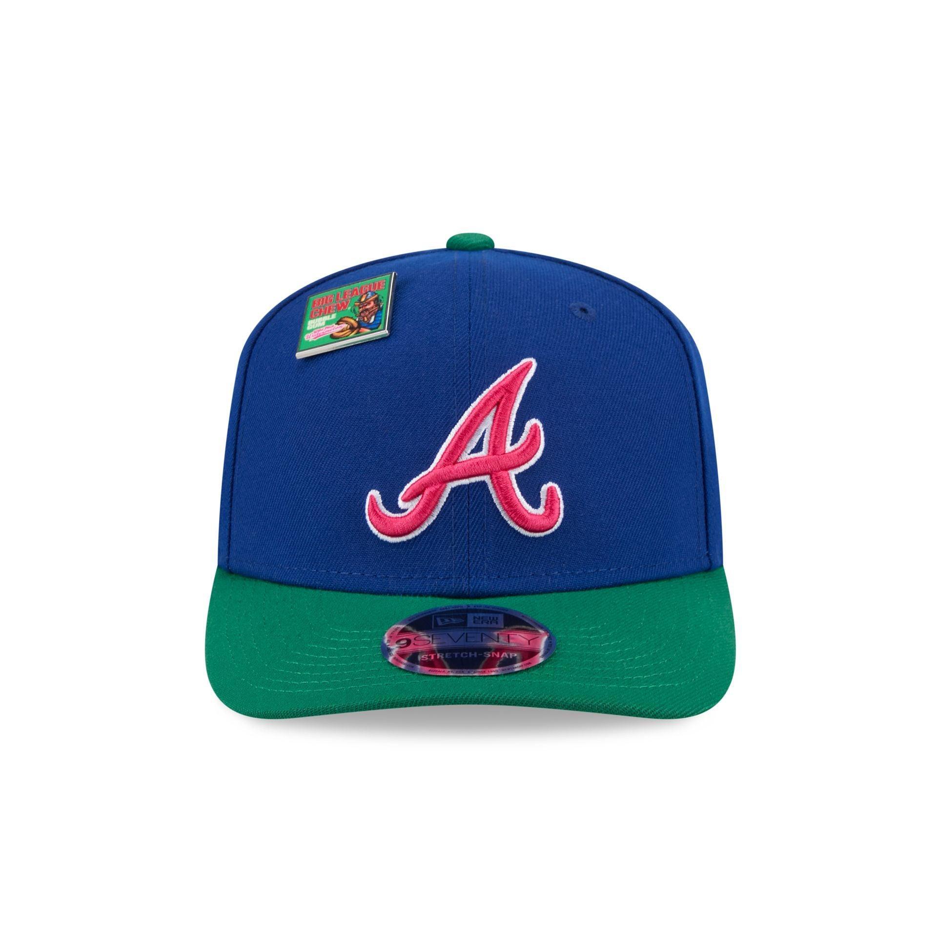 Big League Chew X Atlanta Braves Wild Pitch Watermelon 9SEVENTY Stretch-Snap Hat Male Product Image