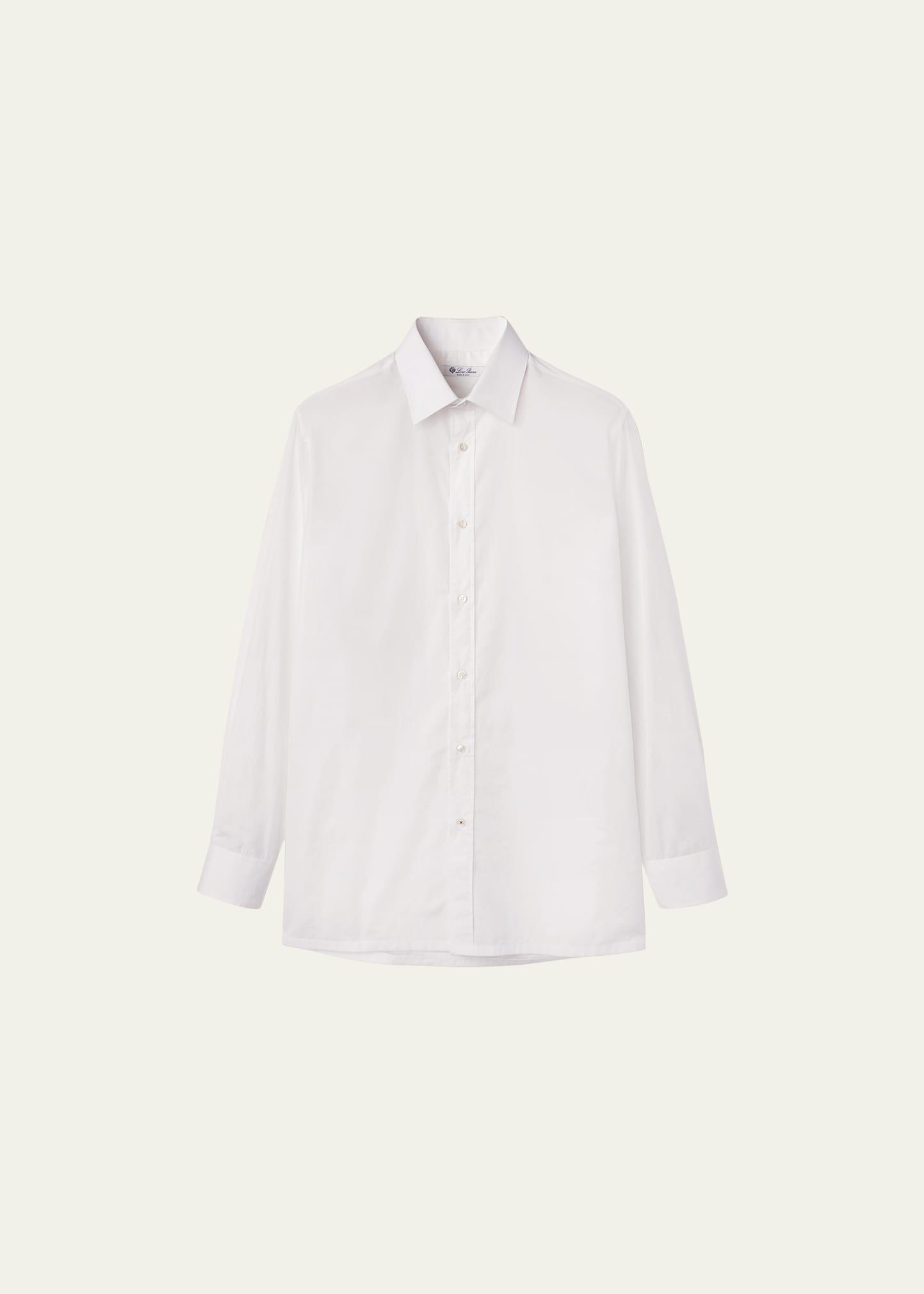 Mens Cotton Poplin Dress Shirt Product Image