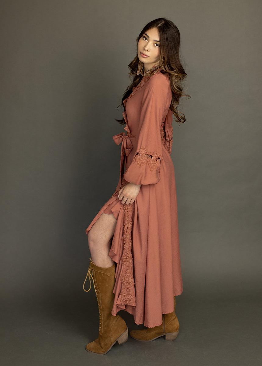 Felicite Dress in Roseclay Product Image