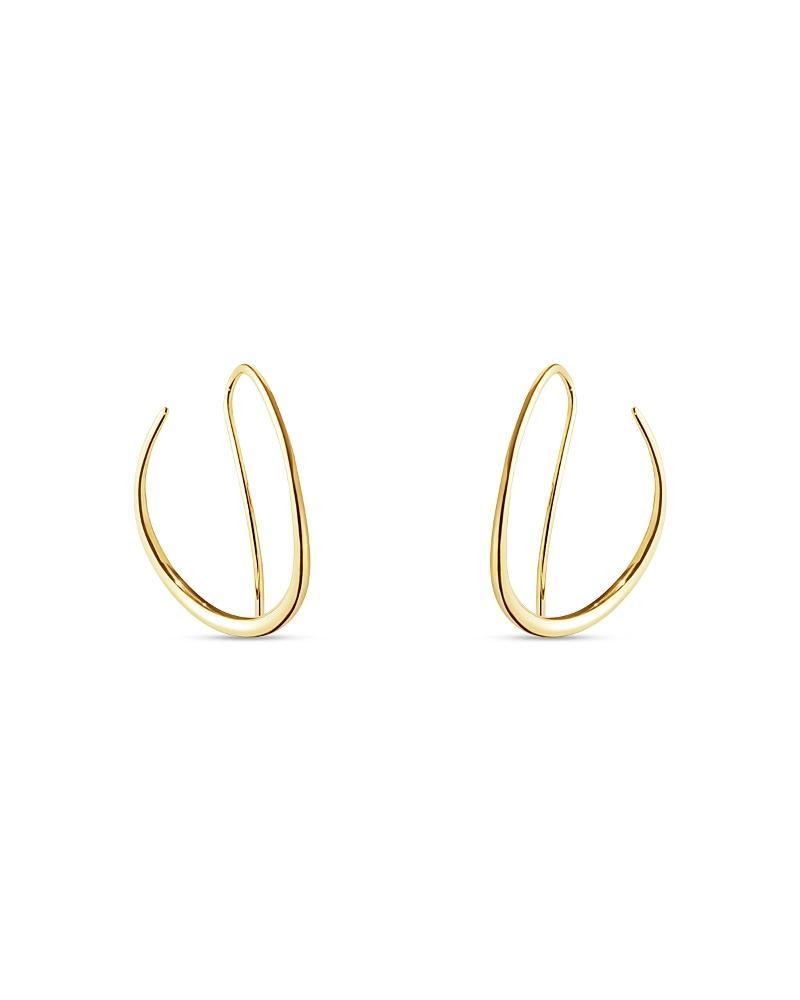 Georg Jensen 18K Yellow Gold Offspring Threader Earrings Product Image