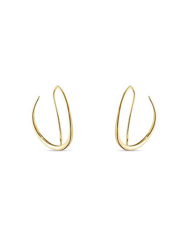 Georg Jensen 18K Yellow Gold Offspring Threader Earrings Product Image