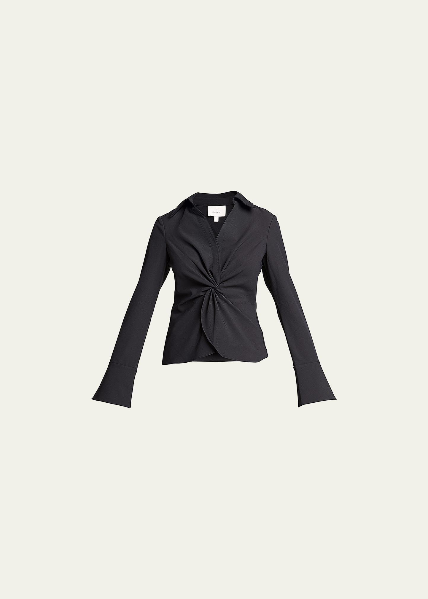 Cinq  Sept Mckenna Knot Waist Shirt Product Image