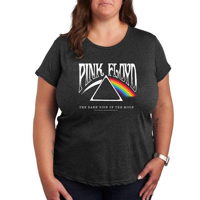 Missy Plus Size Pink Floyd DSOTM Graphic Tee, Girls Product Image