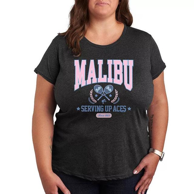 Plus Barbie Malibu Varsity Graphic Tee, Womens Product Image