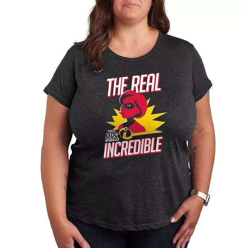 Disney / Pixars The Incredibles Plus Mrs. Incredible Graphic Tee, Womens Product Image