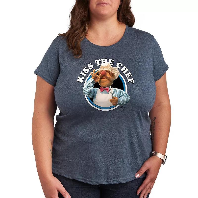 Plus Grinch Stacked Graphic Tee, Womens Product Image