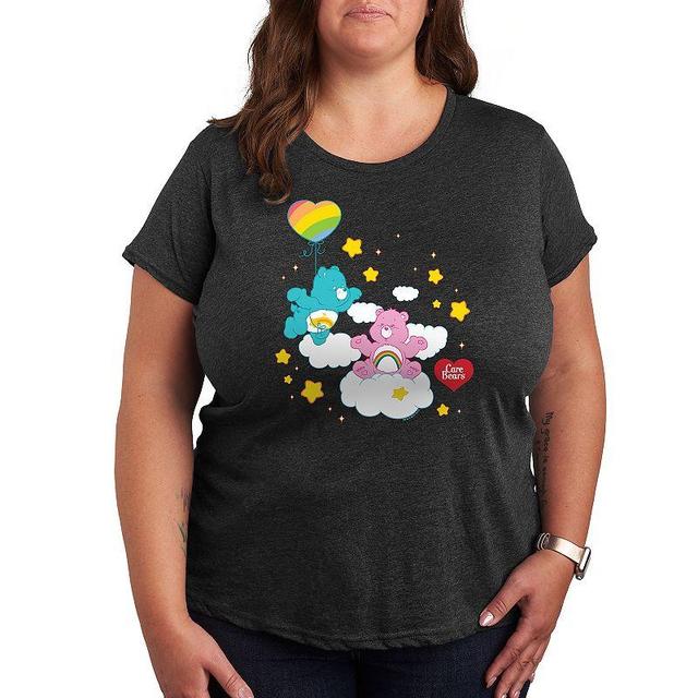 Plus Care Bears Wish And Cheer Bear Graphic Tee, Womens Product Image