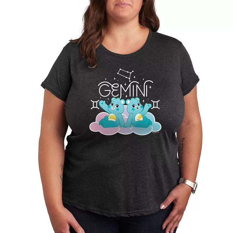 Plus Care Bears Gemini Graphic Tee, Womens Product Image