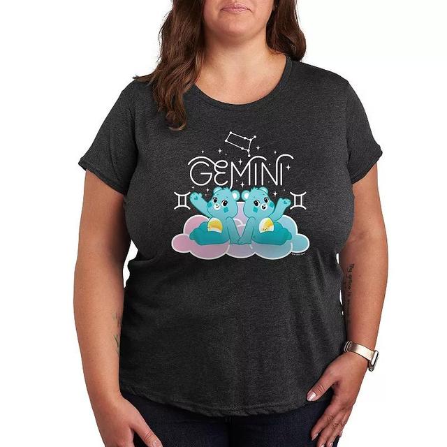 Plus Care Bears Gemini Graphic Tee, Womens Product Image