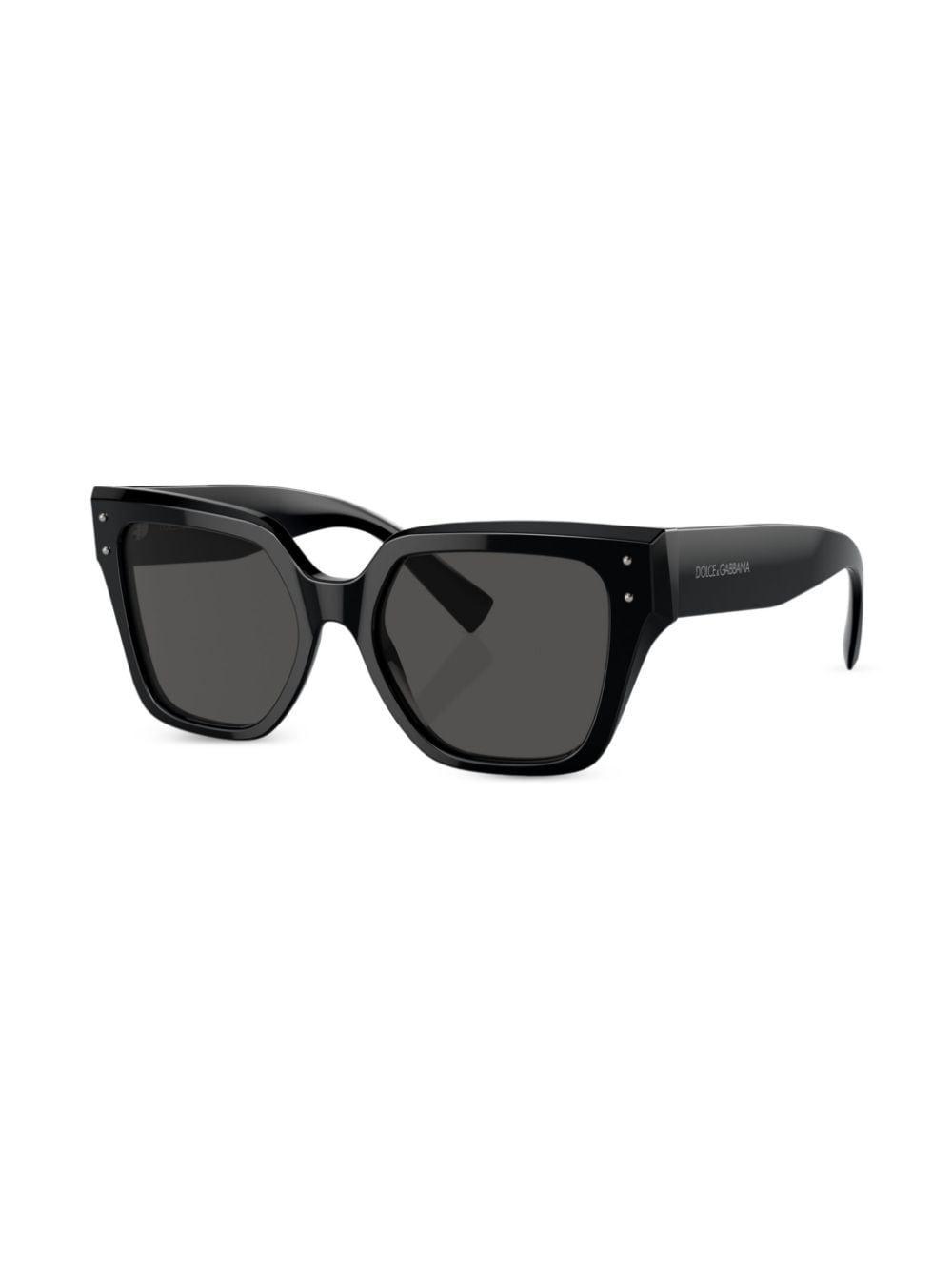 Dg4471 Square-frame Acetate Sunglasses In Black Product Image