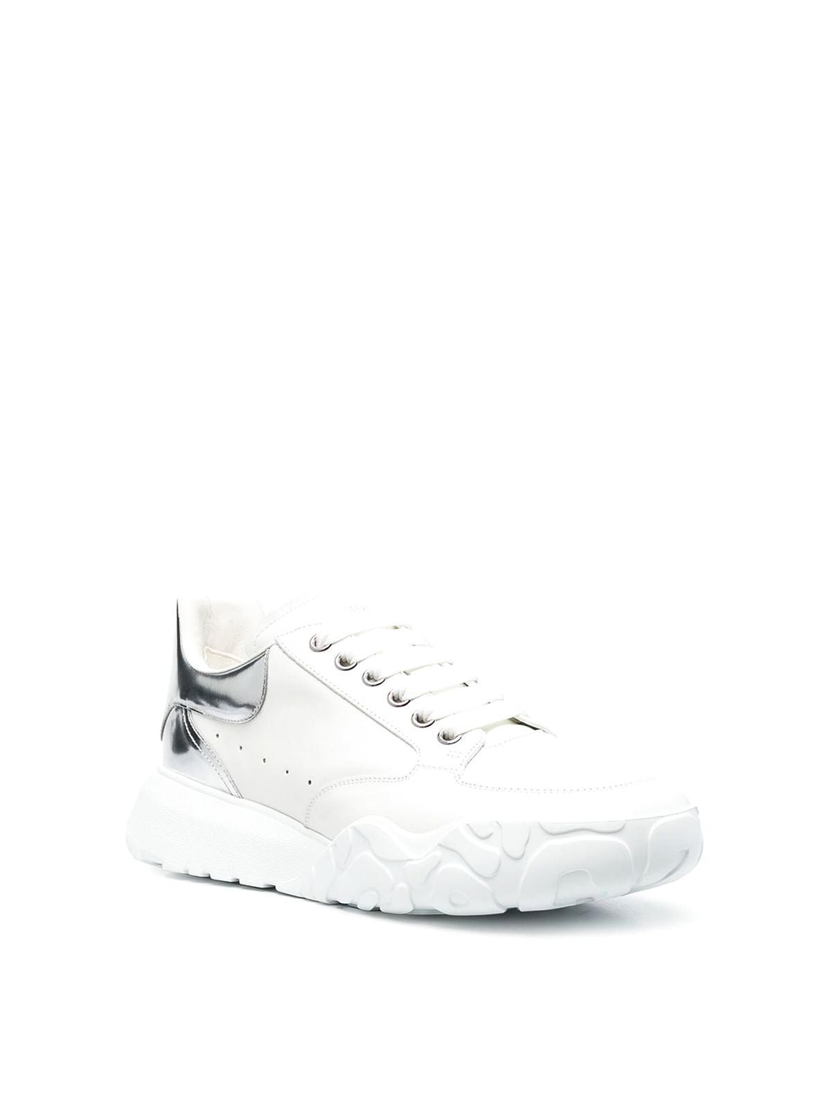 Leather Sneakers In White Product Image