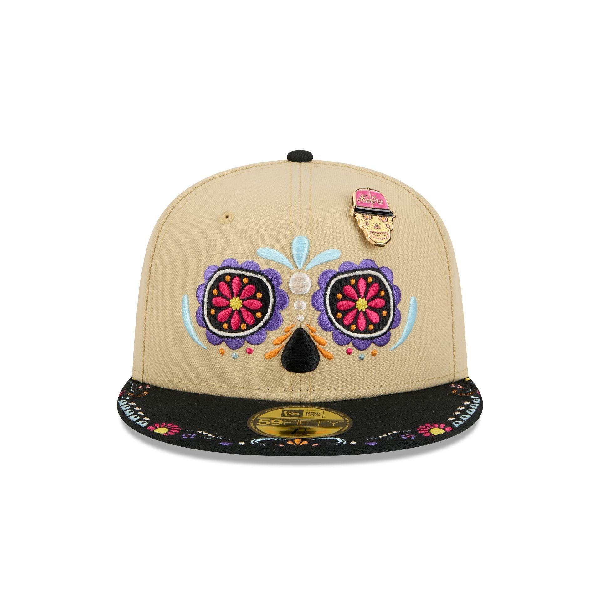 Corpus Christi Hooks Skull Pin 59FIFTY Fitted Hat Male Product Image