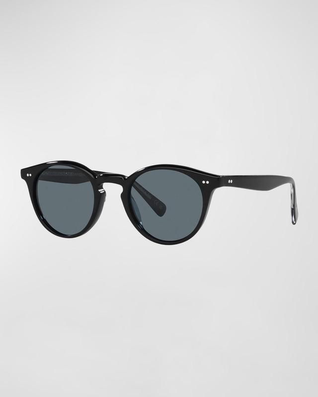 Mens The Romare Sun Round Polarized Sunglasses Product Image