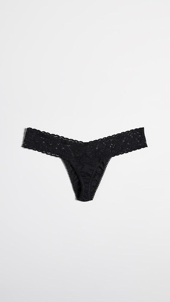 Hanky Panky Low Rise Cotton Thong 3 Pack | Shopbop Product Image