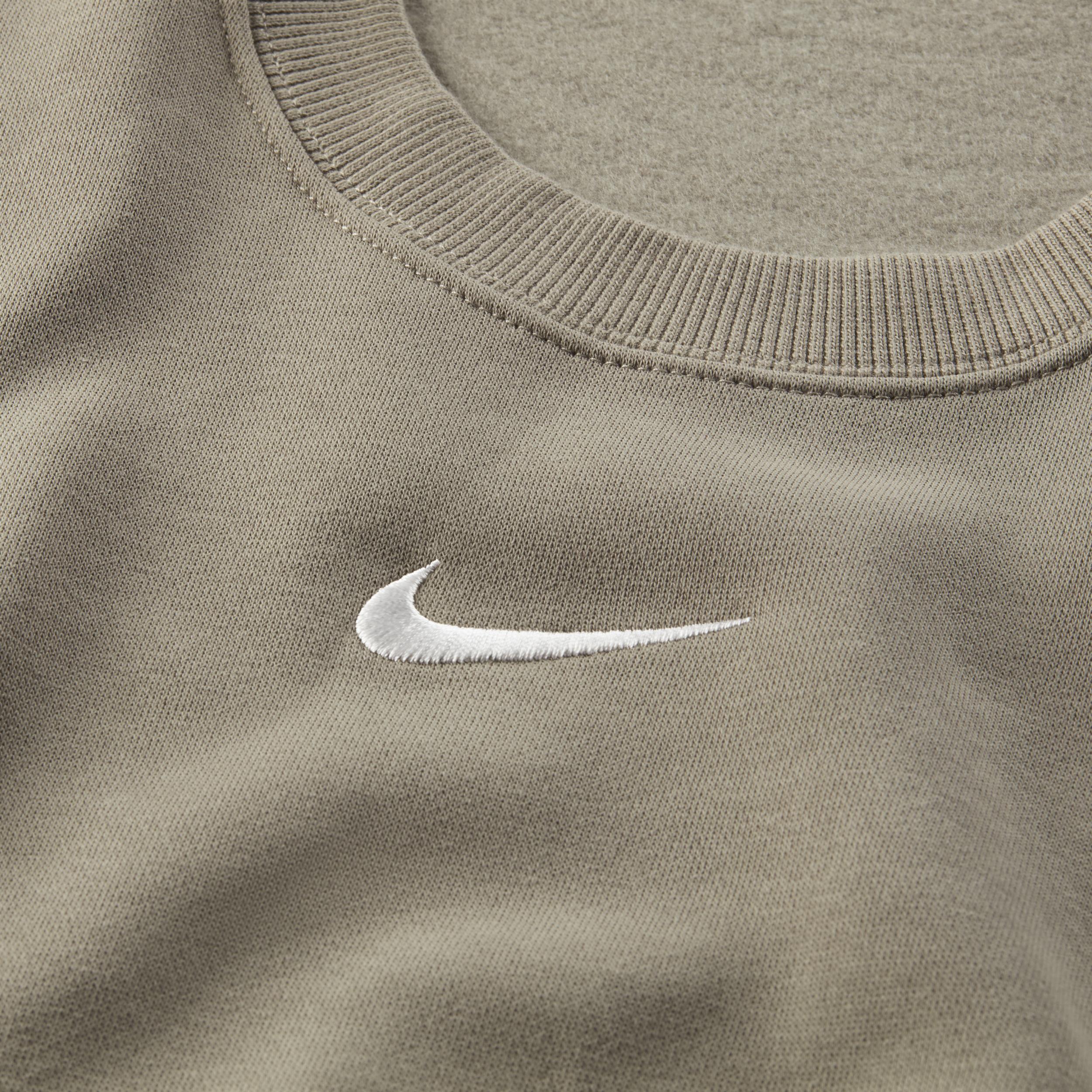 Nike Womens Nike Phoenix OS Fleece Crew - Womens Light Army/Sail Product Image