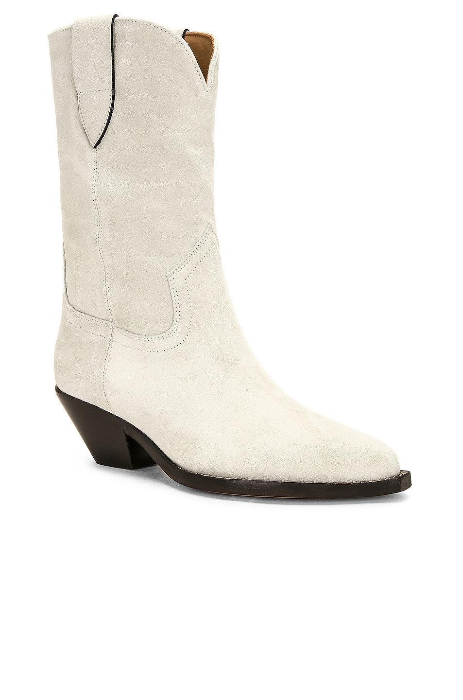 Isabel Marant Dahope Boot in Chalk - White. Size 37 (also in 36, 41). Product Image