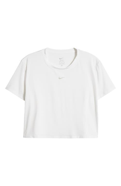 Womens Nike One Dri-FIT Crop Short Sleeve Top Product Image