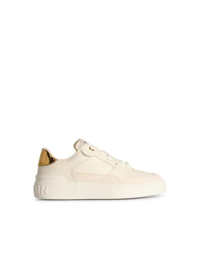 B-court White Leather Sneakers Product Image