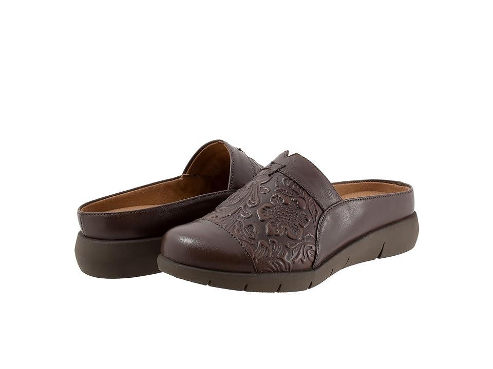 SoftWalk San Marcos Tooling Leather Mules Product Image