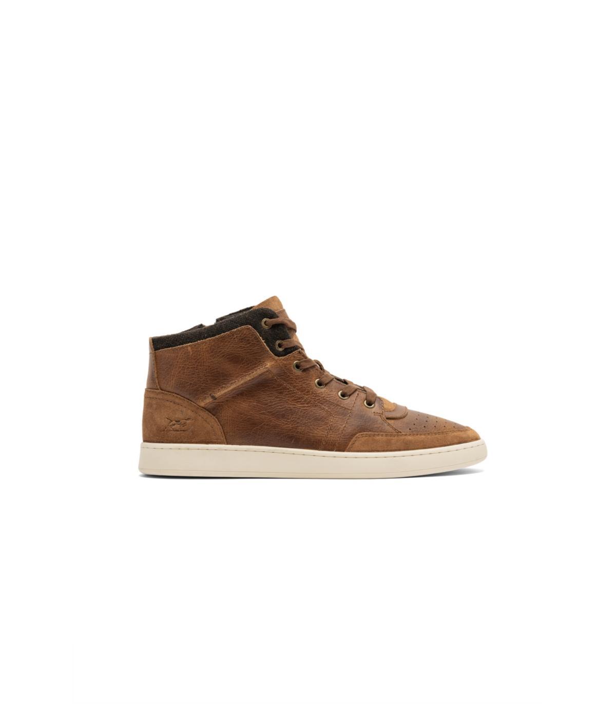 Mens Sussex High Street Leather High-Top Sneakers Product Image