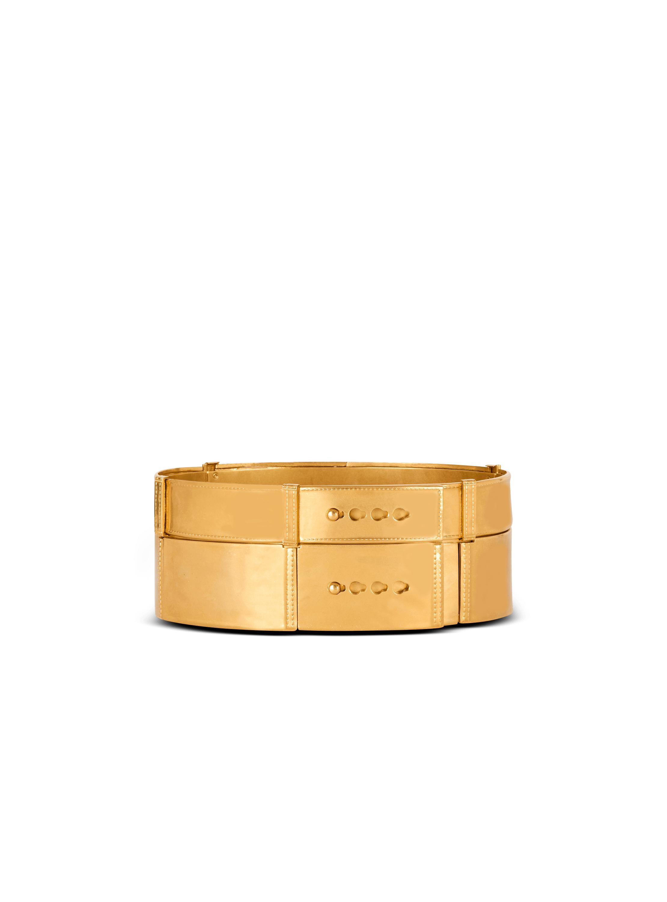 Brass belt with jeans effect Product Image